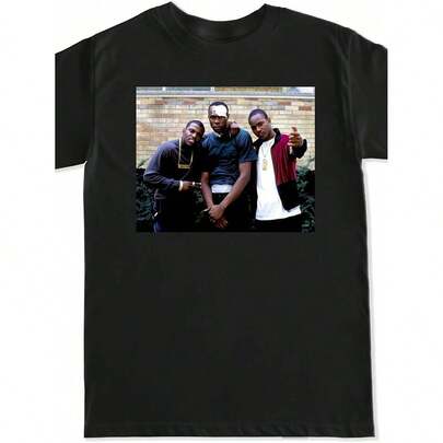 Men Clothes Graphic Tees Men Men's Paid In Full Retro Hip-Hop Graphi Crewneckca…