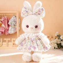 CuteKawaii Plush Doll Clothes Single Piece, Teddy Bear Rabbit Plush Doll Set, Lace Ruffle Skirt Doll Clothing Accessories, Plush Doll Doll Dress-Up Outfit, Suitable For Bear Doll, Rabbit Doll, Plush Rabbit - Multi-color - Doll Clothes - View 1