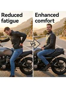 Motorcycle Seat Cushion Front And Rear Comfortable Pad, Universal Shock-Absorbing Breathable Anti-Slip Lycra Material, Suitable For Motorcycles And Scooters, Motorcycle Essential - A - View 8