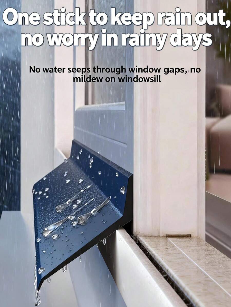 1pc Window Rain Deflector, Window Waterproof Cover, Balcony Window Waterproof Barrier, Sliding Window Waterproof And Windproof Device (Anti-Rain Splash)