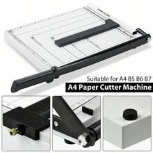 A4 Paper Cutter, 12 Inch Heavy Duty Paper Trimmer With Safety Guard And Blade Lock, Back To School, School Supplies, Christmas Paper Cutting, Christmas Wrapping Paper Cutting - Paper Cutter - View 3