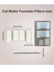 3.2L Large Capacity Stainless Steel Pet Water Fountain, Flower Spout, Transparent Visible Window Design, Easy To Disassemble And Clean, Ultra-Quiet Circulating Automatic Water Dispenser, Suitable For Small And Medium Cats And Dogs - 3.2L - View 8