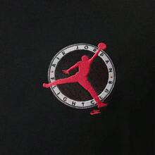 Nike Jordan Flight CLUB Men's Short Sleeve Fashionable Versatile Comfortable Sport Casual Crew Neck T-Shirt - Black - View 4