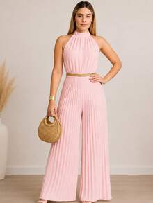 Women Jumpsuits - Rosa Pálido - Ver 1