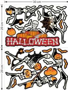 Halloween Kitchen Nighttime Glow Stickers,Wall Night Light Decorative Stickers - View 8