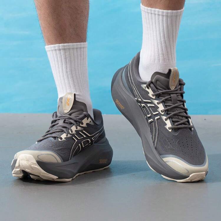 Asics أحذية جري نسائية - رمادي غامق - مشاهدة 5