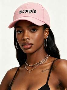 1PC Unisex Printed Baseball Cap,Adjustable Casual Breathable Sun Hat,Suitable For Daily Wear Indoors Outdoors In Spring And Summer,Holiday Essential - Pink - View 6