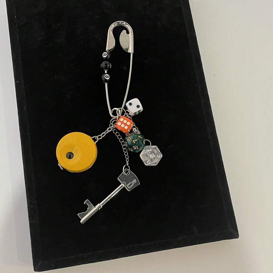 Unique Fashionable Keychain Car Charm, Multi-Functional Fashionable Multi-Element Bag Accessory, Suitable For Women's Handbags And Crossbody Bags. - Multicolor - View 1