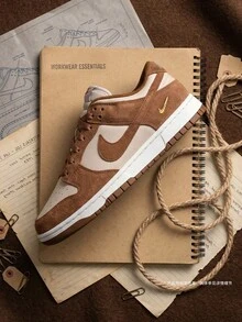 Women's Nike Dunk Low Sports Casual Shoes Low-Top IO4244-200 - Beige - View 2
