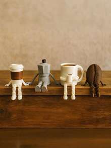 Kitchen Decor Coffee Cup Ornament, Fun Decorative Style, Coffee Station Decor, Coffee Shop Decor, Coffee Lover Gift, Furniture Decor, Patio, Shelf, Room Decor - Multicolor - View 6