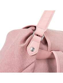 Adidas Women's Outdoor Lightweight Backpack PEARLBEADS BP 26 Summer New Pink Pearl Decor Handheld Backpack KW1271 - Miracle Purple Powder - View 5