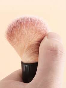 ronshadow 2pcs Dual-Ended Multi-Function Makeup Brushes + Short Retractable Blush Brush With Makeup Sponge 4-Piece Set, Powder Brush, Angled Blush & Foundation Brush, Retractable Portable Foundation Brush, Full Face Base Makeup & Color Makeup Tools - Multicolor - View 7