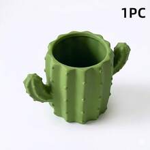 1pc Creative Fashion Cute Cactus Pen Holder Pen Box, Suitable For Students And Office, Can Also Be Used As Storage Box And Organizer - Pen Holder - View 6