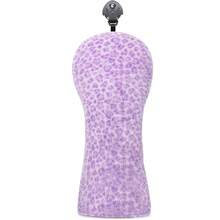 1pc Purple Plush Leopard Print Golf Club Head Cover, Suitable For Driver, Fairway Wood And Hybrid Clubs, Unisex Design, Durable And Stylish Golf Club Protection Cover - Multicolor - View 12