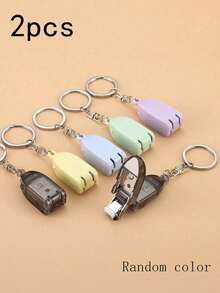 3/2/1pc Travel Nail Clipper Set With Keychain, Stainless Steel Portable Folding Nail Trimmer, Mini Grooming Tool, Travel Essential, Vanity Accessory, Affordable Beauty, Holiday Must-Have, Gift For Women - Multicolor - View 12