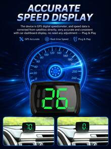 XF.Meraki Car HUD Head-Up Display, Large Digital Speed Display, Real-Time Speed Monitoring, For Cars And Motorcycles - HUD Head-up Display - View 5