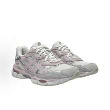 ASICS Gel-NYC Sneakers - Authentic Unisex Retro Lifestyle Running Shoes | Viral 2026 Sportstyle Urban Trainers | Premium Gel Technology Cushioning | Durable Suede & Mesh Performance Footwear | Classic Comfort Daily Sneakers - 灰粉紅色 - 查看 6