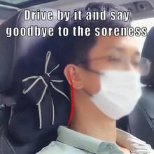 汽車頭枕頸枕蝴蝶結款 汽車頭枕頸部保護墊 車座頸枕 適合長途駕駛 - A - 查看 6