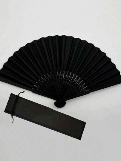 1-30pcs/Set Paper And Bamboo Folding Fans, Including Gift Bag And Thank You Card, Bride Bamboo Hand Fan, Bachelorette Party Wedding Bride Hand Fan, Bridesmaid Gift And Wedding Decoration, Suitable For Parties And Events, Summer Women's Folding Fan Accessory