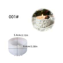 SILIKE LUFEI DIY Resin Mold Christmas Storage Box Silicone Mold Snowflake Christmas Tree Plaster Candle Cup - Christmas Molds - View 8