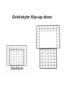 DIY Metal Wire Pet Fence, Cat Isolation Gate And Dog Fence/Barrier; Freely Configurable Modular Metal Mesh Panels (Suitable For Cats, Hamsters Or Rabbits), Can Be Used As Isolation Fence Or Pet Safety Barrier - Multicolor - View 9