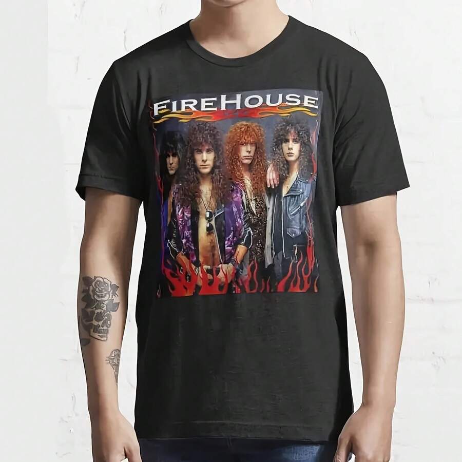 Firehouses Band T Shirt Full Sizes S To 5Xl For - Shape - View 1