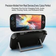 Compatible With Switch 2, 2pcs Detachable TPU Controller Protective Covers + 1pc PC Console Shell Set, Anti-Drop Anti-Explosion Anti-Scratch Anti-Sweat Full Protection, Enhanced Gaming Operation Feel And Experience, Practical Gaming Accessories - View 5