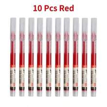 10支裝 0.5mm 針管式凝膠墨水筆 直液體圓珠筆 彩色文具 學校辦公書寫文具 - 多色 - 查看 12