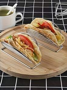 Stainless Steel Scone Tower Rack, Dining Cart, Tableware, Corn Tortilla Rack, Food Rack, Bread Rack, Egg Roll Rack - Multicolor - View 5