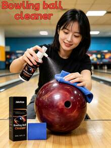 jakehoe Bowling Ball Cleaning & Care Solution, Dissolves Lane Oil And Dust, Restores Ball Surface Tackiness, Maintains Ball Body And Enhances Control Feel - Liquid - View 2