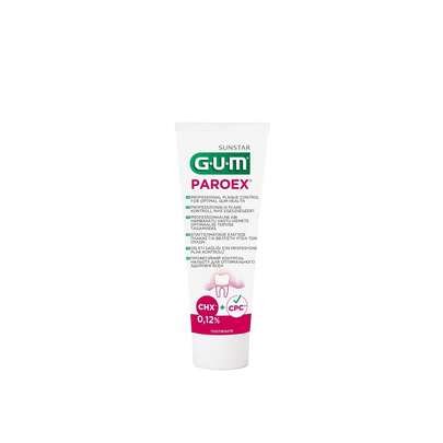 GUM Paroex 0,12% Pastă de dinți cu acțiune intensă 75 ml - îngrijire preoperatorie și postoperatorie