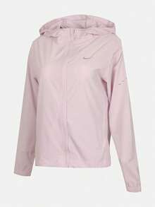 Nike Women's AS W NK SWIFT RPL PKBL JKT Woven Hooded Sports Jacket HQ0651-583 - Pink - View 1