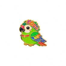 1/9pcs Cute Cartoon Colorful Bird Lapel Enamel Pins And Brooches Badge Pins For Backpacks Bags Backpack Cool Decoration Friend For Gift - Multicolor - View 12