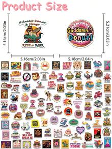 100pcs Dungeon Crawler Carl Stickers, Cute Game Meme Humorous Stickers, Suitable For Laptop, Phone Case, Guitar, Skateboard, Retro Gamer Style, DIY Gift - Multicolor - View 11