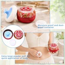 2pcs Jar + Powder Puff Set, Loose Makeup Powder Puff And Storage Box Set, Includes 1 Random Makeup Powder Puff And 1 Empty Powder Box; Body Makeup Powder Puff, Perfect For Shower, Travel And Home Use, Cost-Effective And Affordable, Segram Sponge Makeup Set, Phone Sponge, Powder Puff, Makeup Bow, Can Create Fairy Makeup And Powder Puff Makeup; Various Cute Small Items And Vanity Accessories - Multicolor - View 8