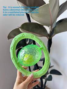 1pc Planet-Shaped Interactive Pull Ring Dog Toy, Middle Planet Can Rotate 360 Degrees, Press To Make Sound, Easy To Wash, And Material, Suitable For Medium And Large Dog Breeds, Interactive Tug Toy, Can Be Used Indoors And Outdoors, Dog Squeaky Toy, Pet Squeaky Toy - Multicolor - View 8