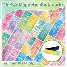 96pcs Magnetic Bookmarks Christian Bible Reading Gift Set For Women Men Children Teachers Book Lovers Inspirational Cute Decorative Page Markers Clips Colorful - Hybrid - View 24