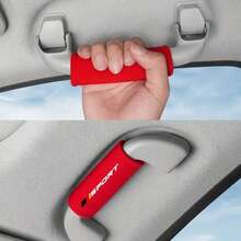 Car Plush Roof Door Handle Protective Cover Car Armrest Cover Car Door Handle Protector Suitable For All Models - A - View 3