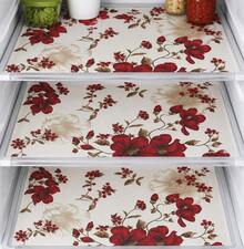 Kit 3 Toalhas de Geladeira Oxford Estampado 37x62cm JCM - VERMELHO NOVO - Visão 1