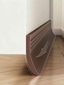 1 Self-Adhesive Door Bottom Sealing Strip, 39.37 Inches Long, Windproof And Soundproof Door Bottom Sealing Strip, Suitable For Various Door Types, Solves Insulation And Dust Prevention Problems, And Provides Insulation And Insect Proof Functions - A - View 3