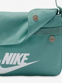 Nike Women's Casual Crossbody Small Square Bag, Everyday Commute Student Fashion Sports Shoulder Bag - Green - View 3
