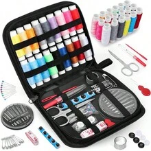 Portable Sewing Kit Box, 10pcs Household Sewing Tools Set With Sewing Supplies And Accessories, Multi-Color Thread, Needle And Thread Kit, For Small Repairs, Emergency Maintenance, Basic Mini Travel Sewing Kit - Hot  New Models - View 2