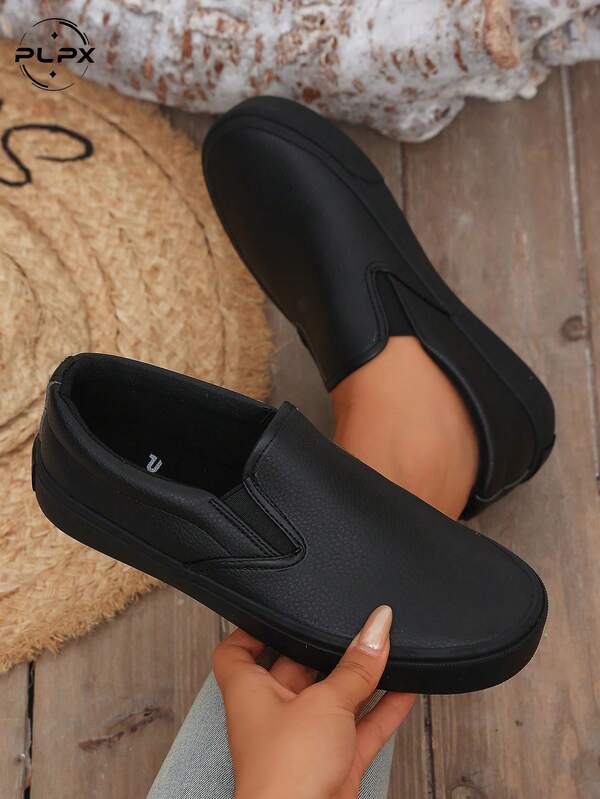 Women's Slip-On Faux Suede Loafers, Walking Shoes, Fashion Casual Shoes