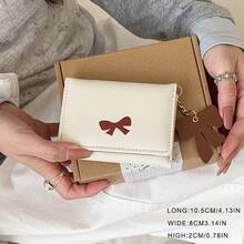 Liontin Pita~Dompet Lipat Tiga Wanita Gaya Korea, Dompet Wanita - MultiWarna - View 4