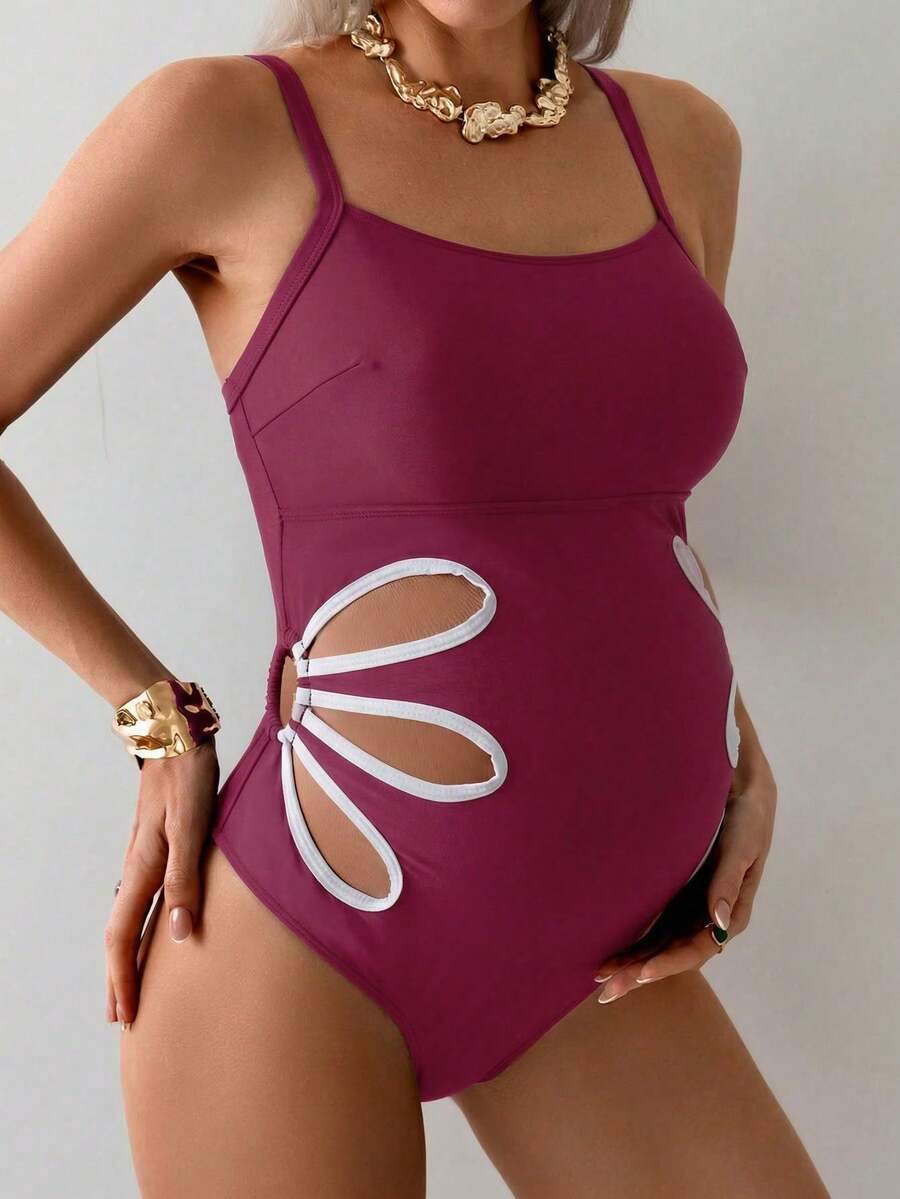 Maternity Bodysuits - Apricot - View 1