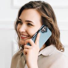 Magnetic Closure Wallet Case Compatible With IPhone 16, 17/16/15/14/13/12/11 Pro Max, 16 Plus, Sky Blue PU Leather, With Credit Card Slots And Cash Pocket, Full Body Anti-Drop And Scratch Protection, Slim Fit Flip Phone Case - Light Blue - View 10