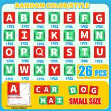 15/26/30/56pcs Mini Magnetic Building Blocks With Numbers And Letters, Spelling And Arithmetic Early Education Stacking Toys, Preschool STEM Learning Set, Toddler Birthday Holiday Gift - Multicolor - View 11