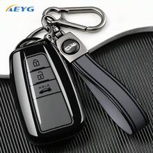 軟 TPU 鑰匙遙控器保護套，適用於 Toyo Ta Prius Camry Corolla C-HR CHR RAV4 Prado 2018 2022，鑰匙圈配件 - 豐田B款 - 查看 17