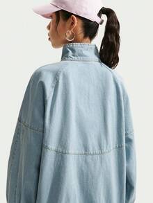 Nike Women's AS W NK WR Denim Jacket IV4962-440 - Blue - View 2