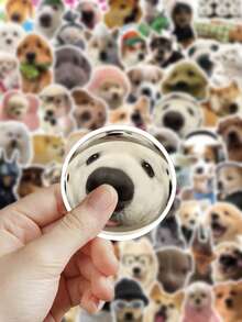 100pcs Funny Puppy Meme Stickers Collection For Adults Teens Sticker Enthusiasts Holiday Gifts Party & Home Decor Class Reward Birthday Gift Decoration Scrapbook Laptop Luggage Guitar Phone DIY Decal - Funny Puppy Meme - View 7
